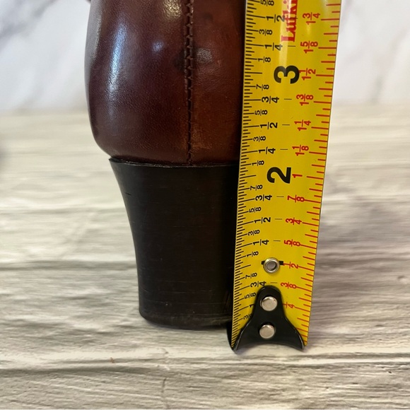 Vision Comfort Burgundy Fisherman Heeled Sandals - Picture 7 of 15